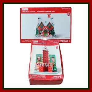 Creatology Christmas Foam Craft Kit Bundle - COTTAGE & COUNTDOWN - for Kids 6+